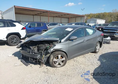 2013 Hyundai Elantra Gls from USA, damaged, VIN 5NPDH4AEXDH373468